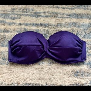 Victoria’s Secret purple bandeau bikini top 36c